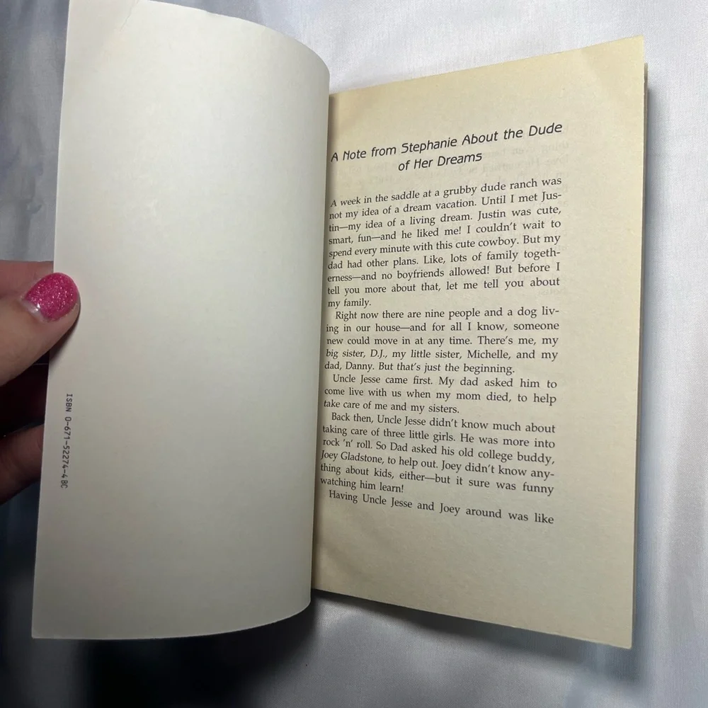 Vintage 1995 Full House‎ Stephanie Dude of My Dreams Chapter Book Bentley